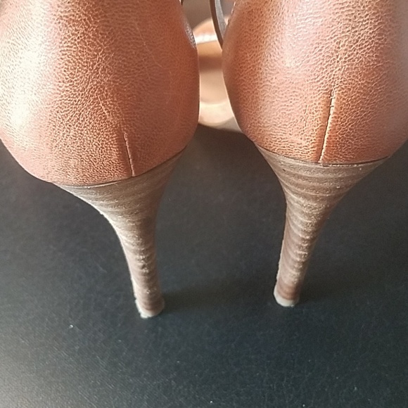 Lucky Brand 🍀 Sleek Strappy Snakeskin Heels - Picture 4 of 8